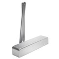 Dorma Heavy-Duty Surface Closer, Parallel Flat Form Complete, Non-Hold Open, Tri-Pack, Aluminum Painted 8916 AF89P 689